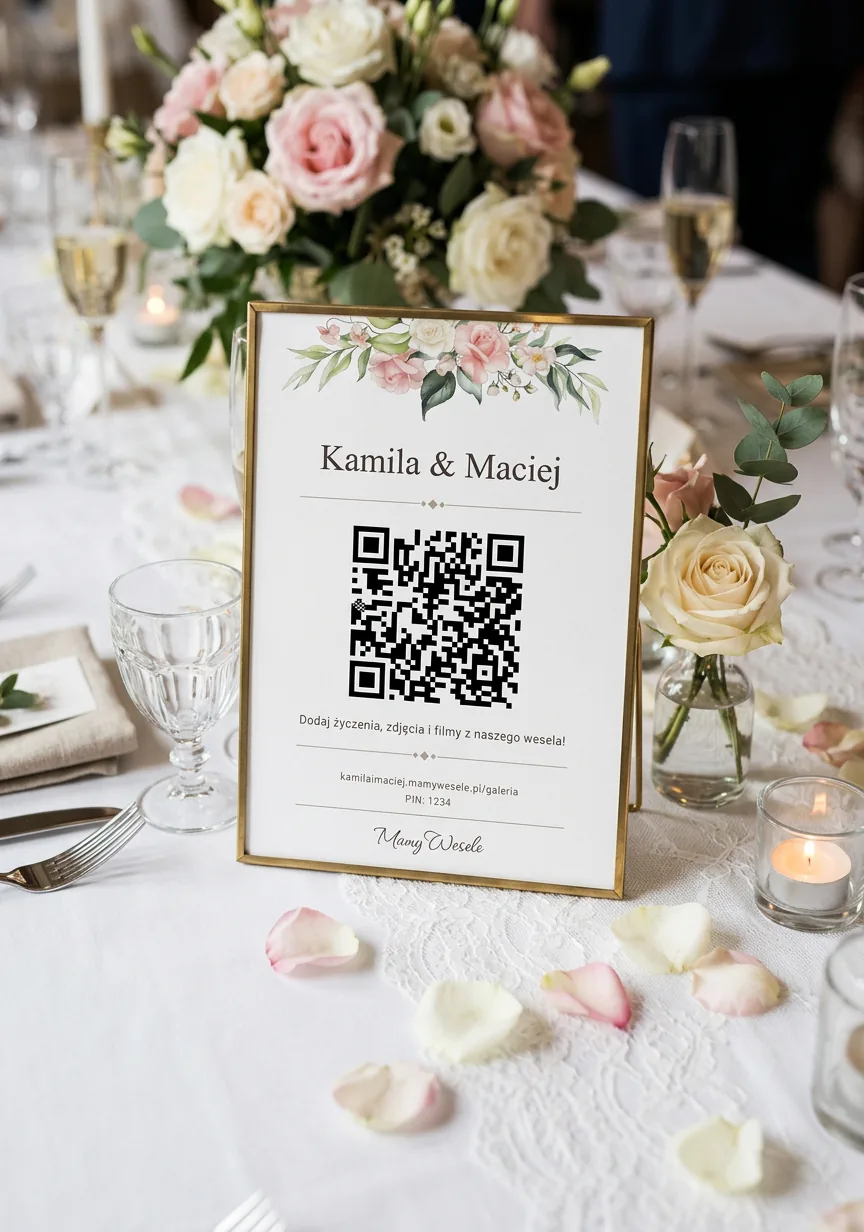 QR kody na stoły i wizytówki
